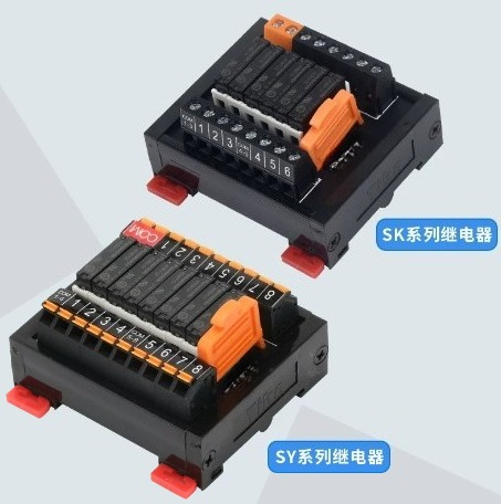 Relay 8 Channel Board - Modulo Relè SK/SY PLC Amplificatore su