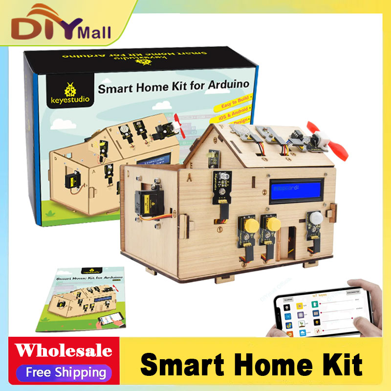 Smart Home Automation Diy - Keyestudio Smart IoT Home Kit con