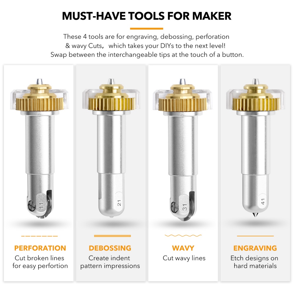 Diy Automation - 1 pz Punta per Incisione a