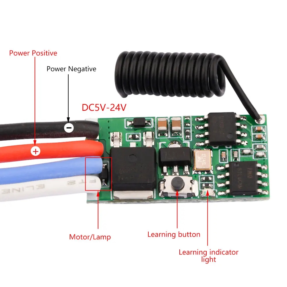 433Mhz Receiver Module - Modulo Ricevitore Wireless RF 433MHz DC