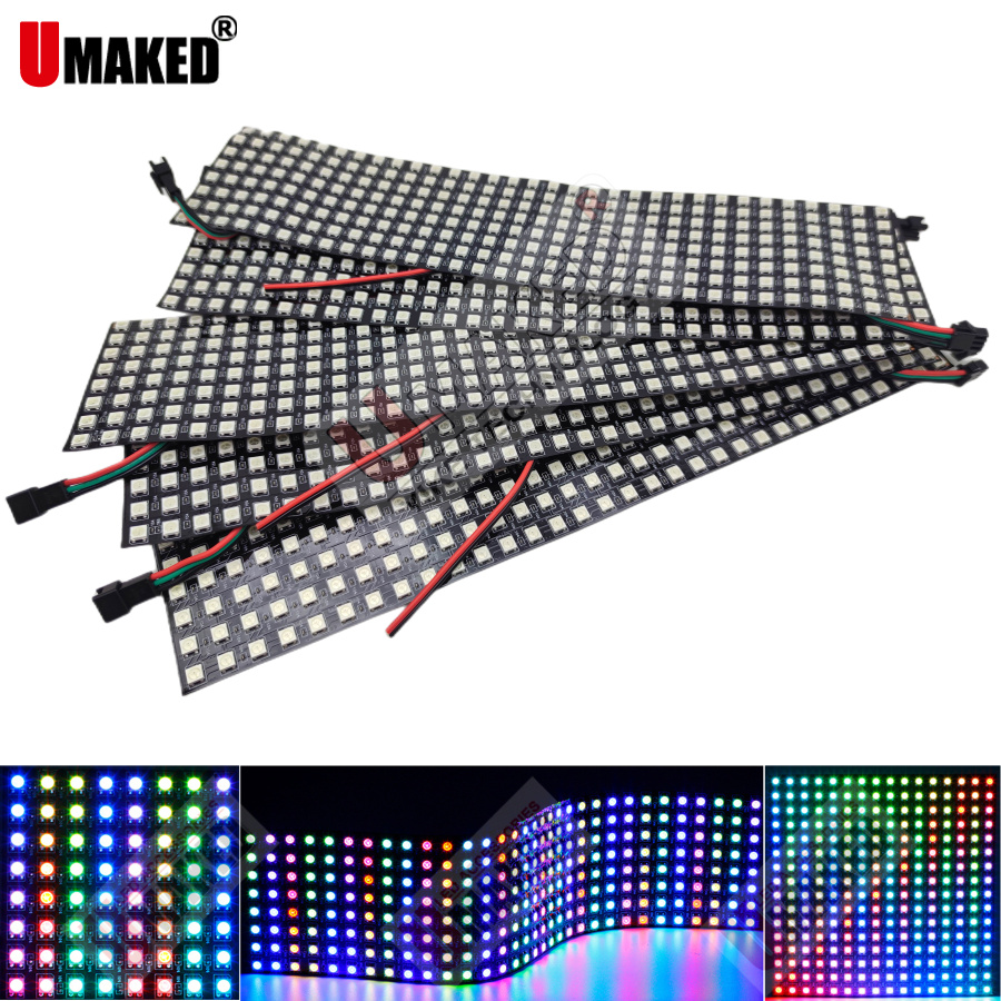 Rgb Led Matrix 8X8 - 2 pz. Luci a pannello flessibili