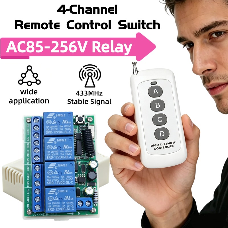 433Mhz Receiver Module - Interruttore di Controllo Remoto RF a