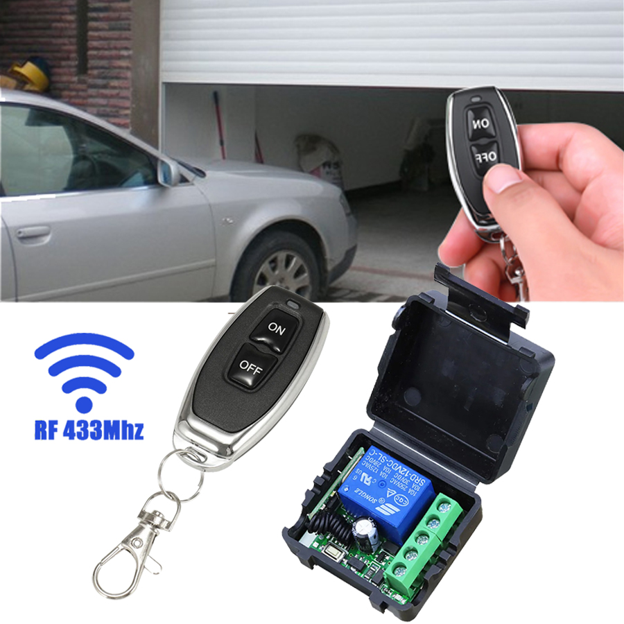 433Mhz Receiver Module - DC 12V Telecomando Smart Switch Universale