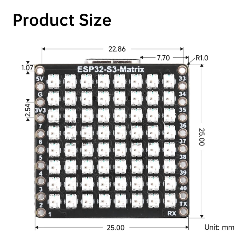 Scheda di Sviluppo Mini ESP32- - Rgb Led Matrix 8X8 recensione e prezzo
