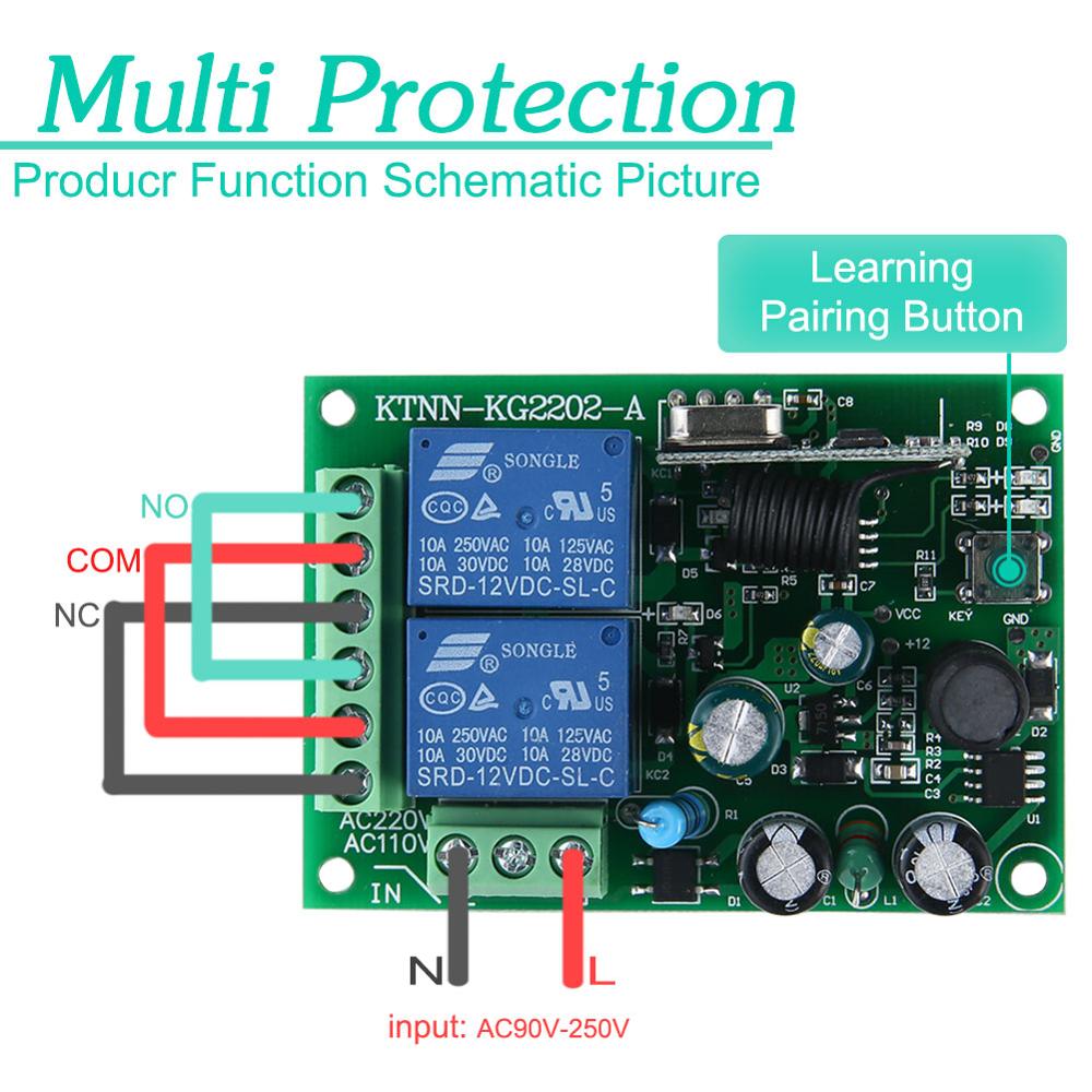 Interruttore telecomando Wirel - 433Mhz Receiver Module recensione e prezzo