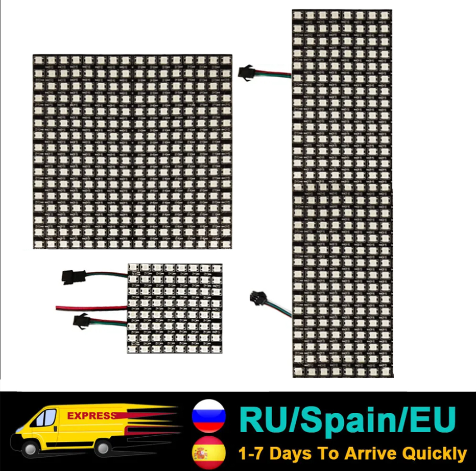DC5V WS2812B 5050 RGB SMD Fles - Rgb Led Matrix 8X8 recensione e prezzo